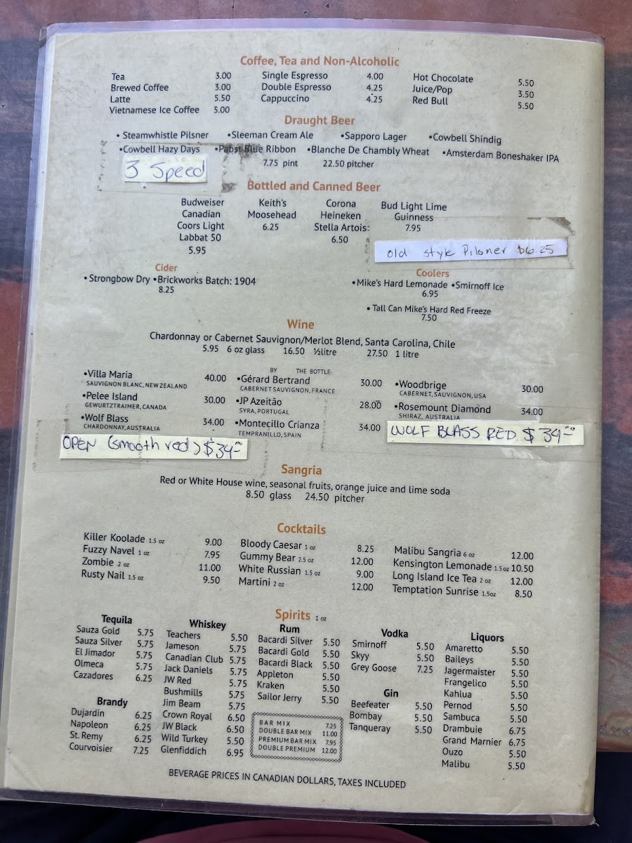 Last Temptation Menu - Image 2